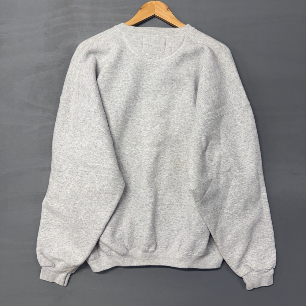 Vintage Galt Sand RARE Blank Sweatshirt Heather Gray Embroidered Mountain 90s XL - Picture 4 of 6